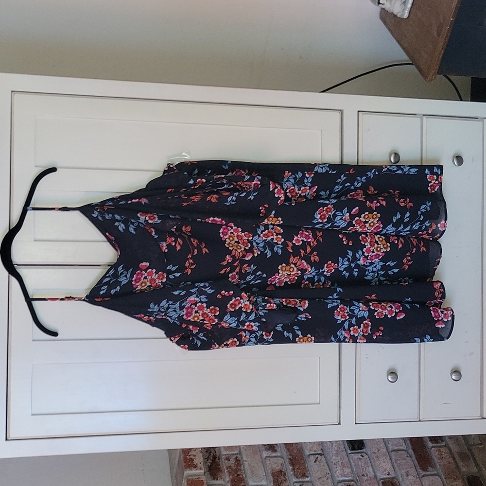 Cold Shoulder Floral Dress
